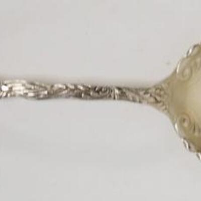 1009	ENAMELED STERLING SILVER SERVING SPOON, 8 3/4 IN LONG, 2.31 TROY OZ	70	100	40	PLEASE PAY ATTENTION FOR DAILY ADDITIONS TO THIS SALE....