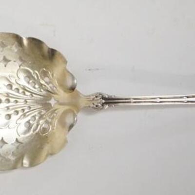1005	STERLING SILVER SLOTTED SPOON, PAT DATE 1900, 8 1/4 IN LONG, 1.795 TROY OZ	30	60	20	PLEASE PAY ATTENTION FOR DAILY ADDITIONS TO THIS...