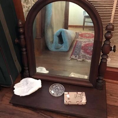 Antique dresser mirror $95