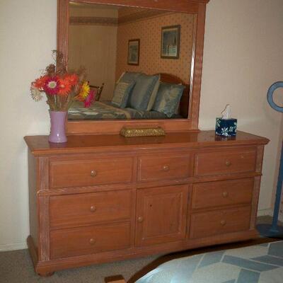 9 Drawer Dresser with Mirror - part of Bedroom suite