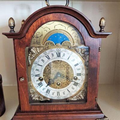 Table Clock Sun and Moon Dial