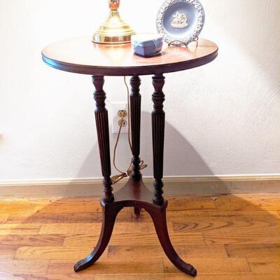 Antique Walnut three legged table
