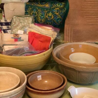 Pottery bowls