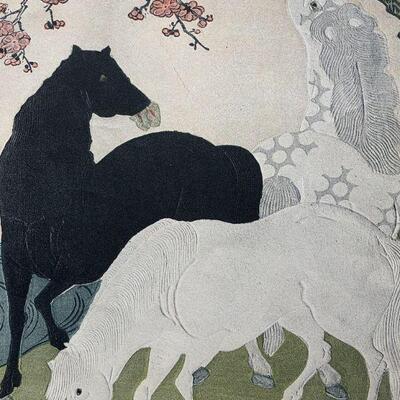 Vintage Japanese Lithograph