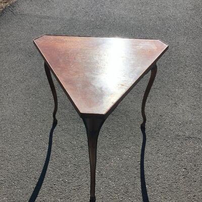 Vintage Triangle Shaped Side Table