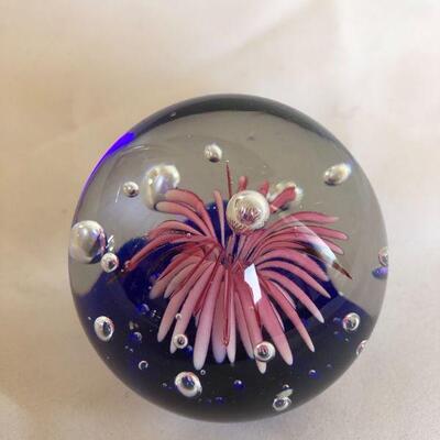 Vintage Glass Paperweight by Dynasty Gallery