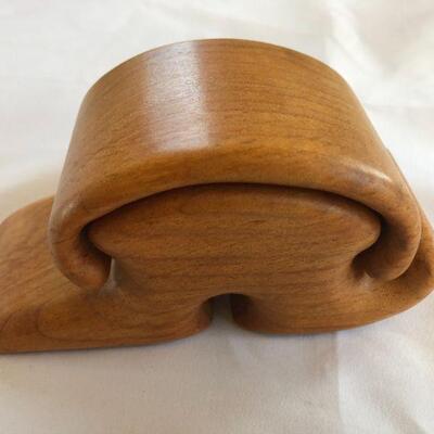 Vintage Fred Buss Redwood Burl Trinket Box