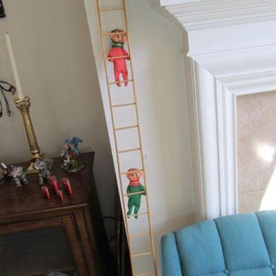vintage Christmas ladder