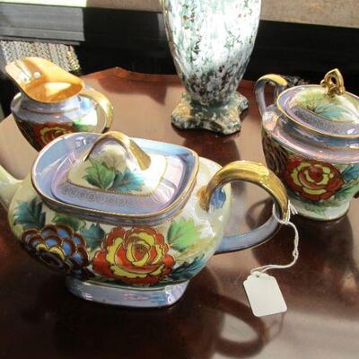 Antique Lusterware Tea set from Japan