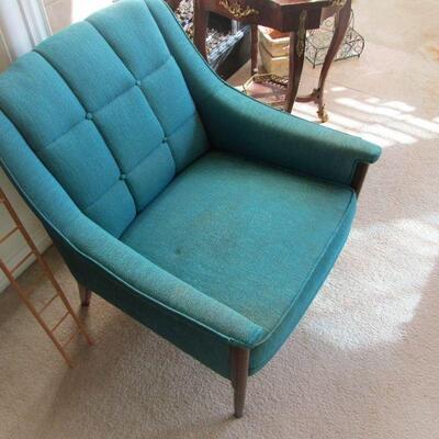1960's mid-century occasional side chair