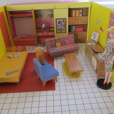 1962 Barbie Dream House Reproduction w/ Barbie (2017)  Mint Condition