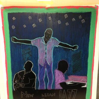 https://www.ebay.com/itm/124444369681	LY0023 New Orleans Jazz & Heritage Festival 1992 Original Art 22.5X18.5		 OBO 	 $100.00 
