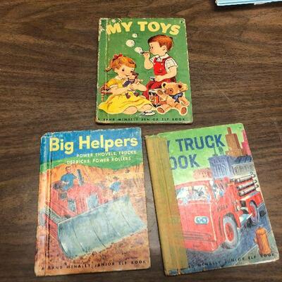 https://www.ebay.com/itm/124330031227	LX2085: 3 Randy McNally Elf Books ASIS, My Toys, Big Helpers, My Truck Book		 Buy-IT-Now 	 $19.99 
