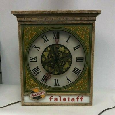 https://www.ebay.com/itm/124233252436	Cma2073: Vintage Falstaff Beer Clock (Untestable) 14