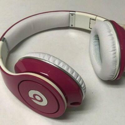 https://www.ebay.com/itm/124461073774	HY009 BEATS BY DR. DRE HEADPHONES PINK AND WHITE IN CASE WITH CORD, UNTESTED		 Auction...