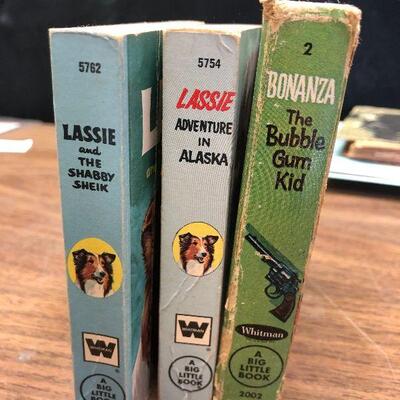 https://www.ebay.com/itm/114398471204	LX2076: 3 Whitman A Big Little Book ( Lassie and the Shaby Sheik, Lassie Adventu		 OBO 	 $19.99 
