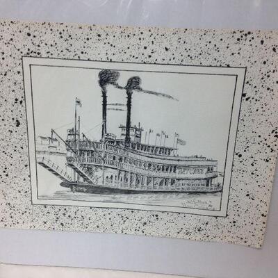 https://www.ebay.com/itm/124437142240	LY0014 New Orleans Riverboat Natches 1980 George B Luttrell Print		 OBO 	 $20.00 
