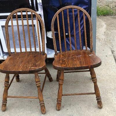https://www.ebay.com/itm/114545312294	LAR9015 Pair of Butcher Block Style Country Chairs Local Pickup		Auction
