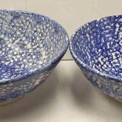 https://www.ebay.com/itm/124270014675	WL3061 USED VINTAGE SET OF TWO BLUE & WHITE POTTERY MIXING BOWLS BY ROMA. MADE I		 Buy-it-Now...