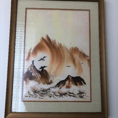 https://www.ebay.com/itm/114552712267	PR1058: Gene Meyers Original Watercolor Framed Local Pickup		 Buy-IT-Now 	 $20.00 
