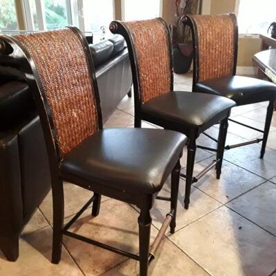 3 Bar Chairs - gently used
