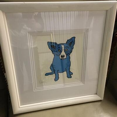 Blue dog- signed & numbered $500