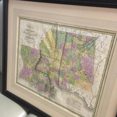 Vintage map $225