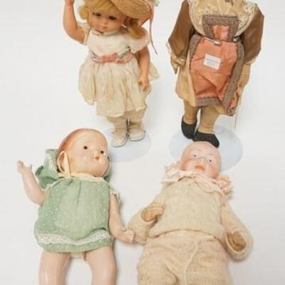 1070	LOT OF 4 ANTIQUE DOLLS	50	100	25	PLEASE PAY ATTENTION FOR DAILY ADDITIONS TO THIS SALE. PARTIAL UPLOADS WILL BE MADE UP UNTIL THE...