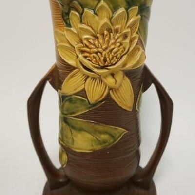 1009	ROSEVILLE LARGE WATER LILY VASE, 14 IN HIGH	100	200	25	PLEASE PAY ATTENTION FOR DAILY ADDITIONS TO THIS SALE. PARTIAL UPLOADS WILL...