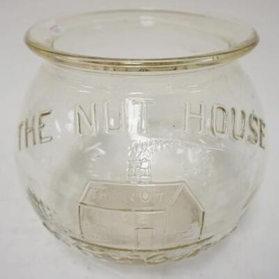 1013	*THE NUT HOUSE* NUT JAR, 9 IN HIGH	50	100	20	PLEASE PAY ATTENTION FOR DAILY ADDITIONS TO THIS SALE. PARTIAL UPLOADS WILL BE MADE UP...