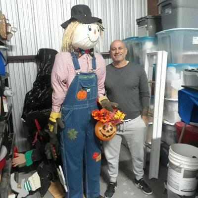 Available for pre-sale! 7ft tall scarecrow