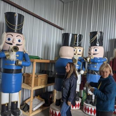 $350 each or make offer for 2 or more Available for pre-sale!  11 ft Animatronic Nutcrackers