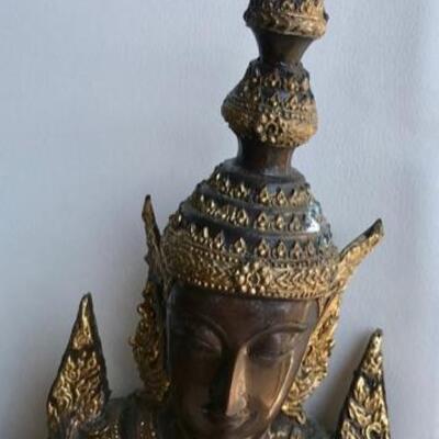 Indonesian bronze gods pair $600