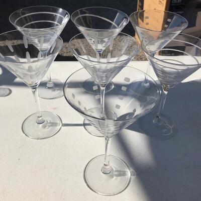 Martini glasses $18