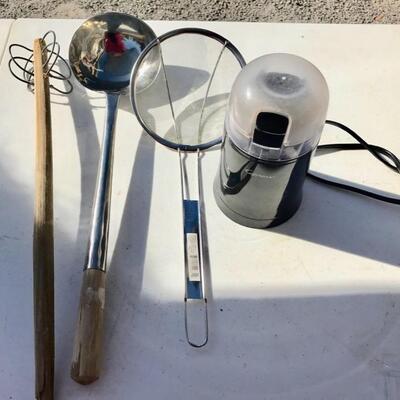 Tools $3 each coffee grinder $5