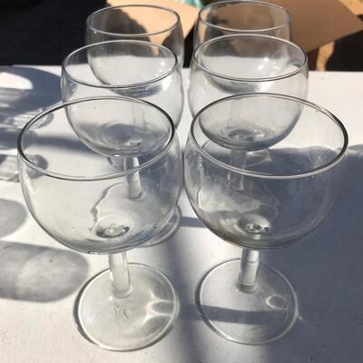 Wine glasses $5