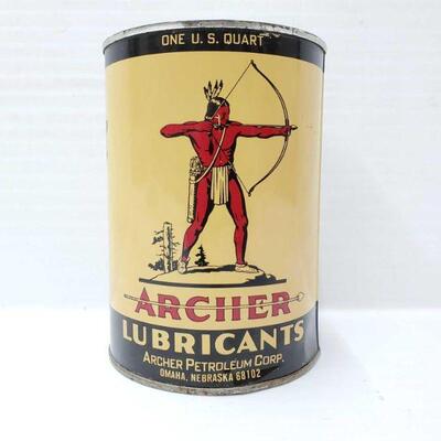 714	

Archer Lubricants Motor Oil Can One Quart
Archer Lubricants Motor Oil Can