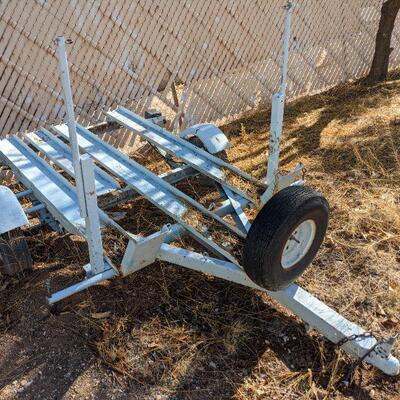 Sold! Motorcycle trailer. Fair condition. Available for pre-sale. Asking $175.00