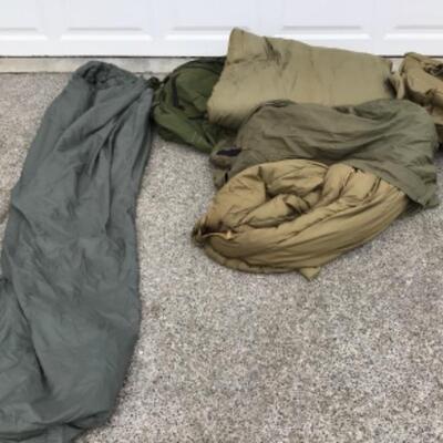 Tactical bags and sleeping bags