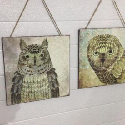 Owl metal art