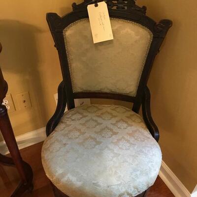 Victorian side chair $125
19 X 19 X 36