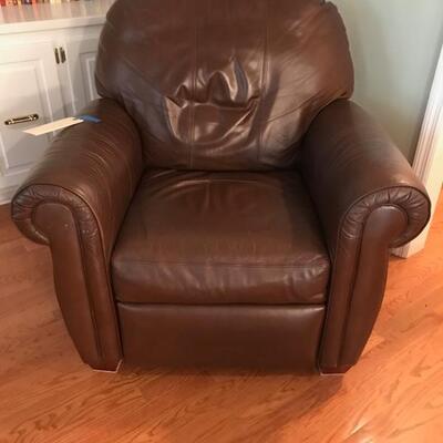 Leather recliner $220
40 X 36 X 36