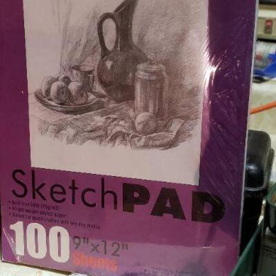 art supplies-drawing pad