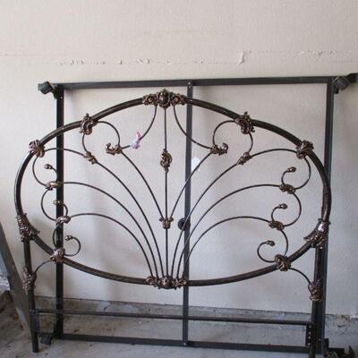 Solid Brass Headboard Discounted Saturday to only $75. 