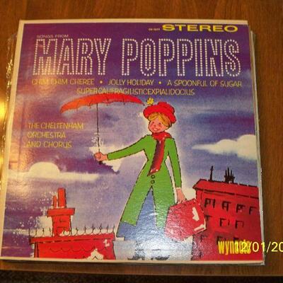 Vintage Mary Poppins Record Album
