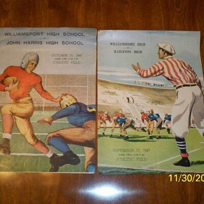 2 - Vintage Football Programs