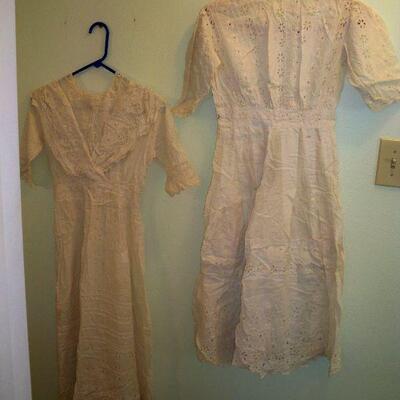 2 - Antique/Vintage Linen Dresses