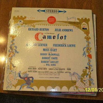 Back side of Record Album