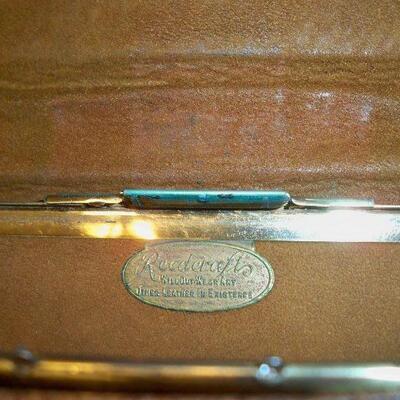 Maker's Label inside Vintage Leather Clutch Purse