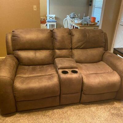 electric ,love seat  recliners 